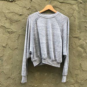 NIA grey dolman sleeve soft sweater size M
